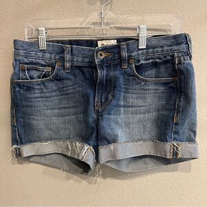 Madewell | 27 |  cuffed Jean Shorts Womens dark blue Cuffed cut offs denim
